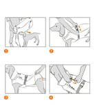 Instructions pour mettre le manteau truelove spring imperméable et respirant avec bandes réfléchissantes