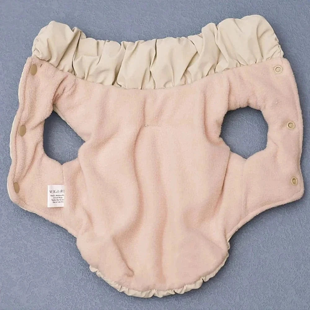 Manteau d’hiver chaud pour chien avec fermeture à snap, protection optimale