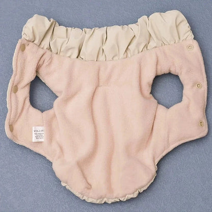 Manteau d’hiver chaud pour chien avec fermeture à snap, protection optimale