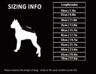 Guide de taille pour chien avec bandes réfléchissantes pour manteau Truelove YG1872