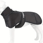Manteau imperméable doublé pour chien grande taille, protection pluie complète pour chien