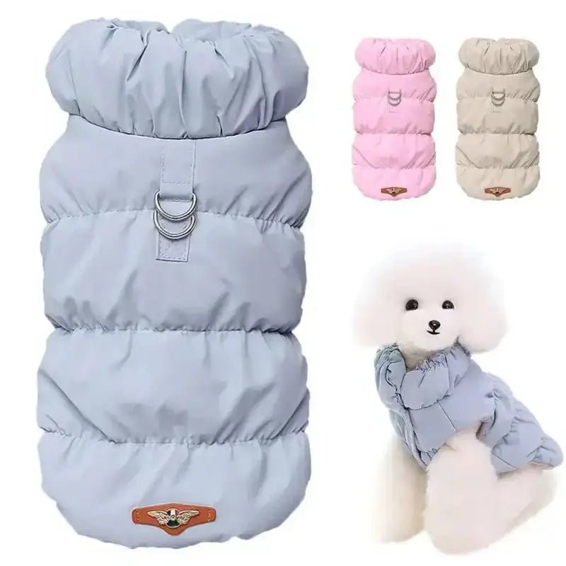 Veste rembourrée pour petit chien hiver chaud, manteau confortable pour chien de compagnie