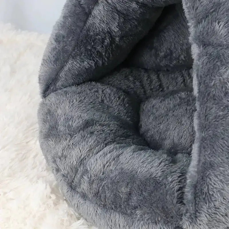 Panier igloo pour chien chaud et moelleux, couchage en forme de nid pour chien, ultra doux