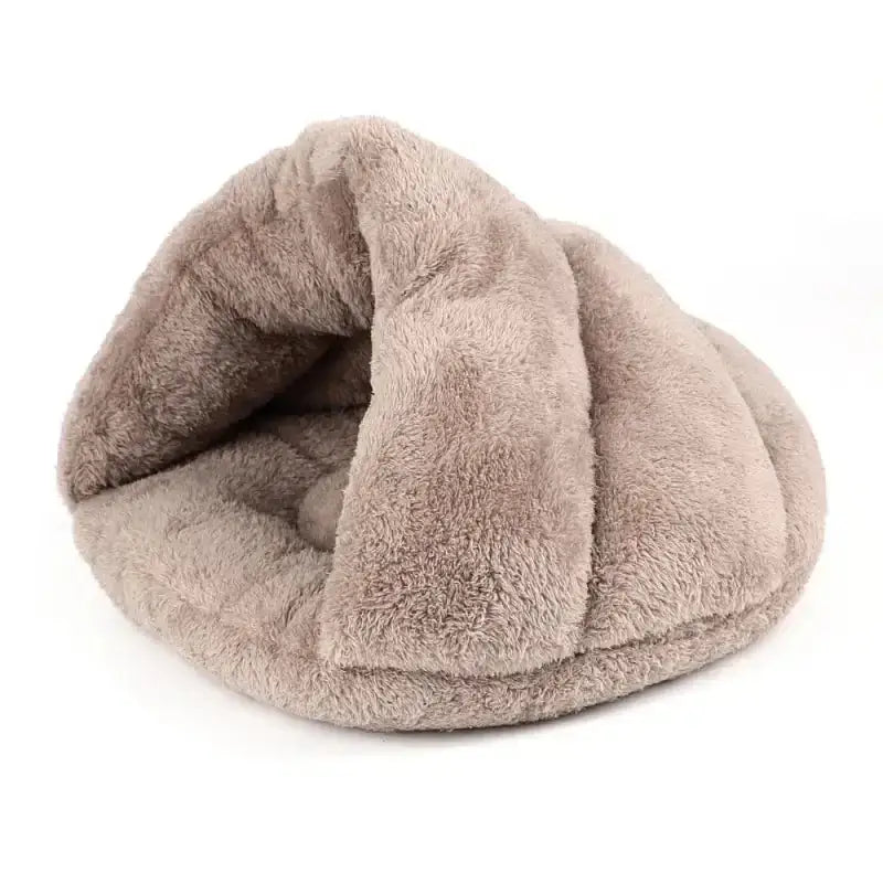 Coffre en forme de nid pour chien, panier igloo chaud et moelleux, ultra doux