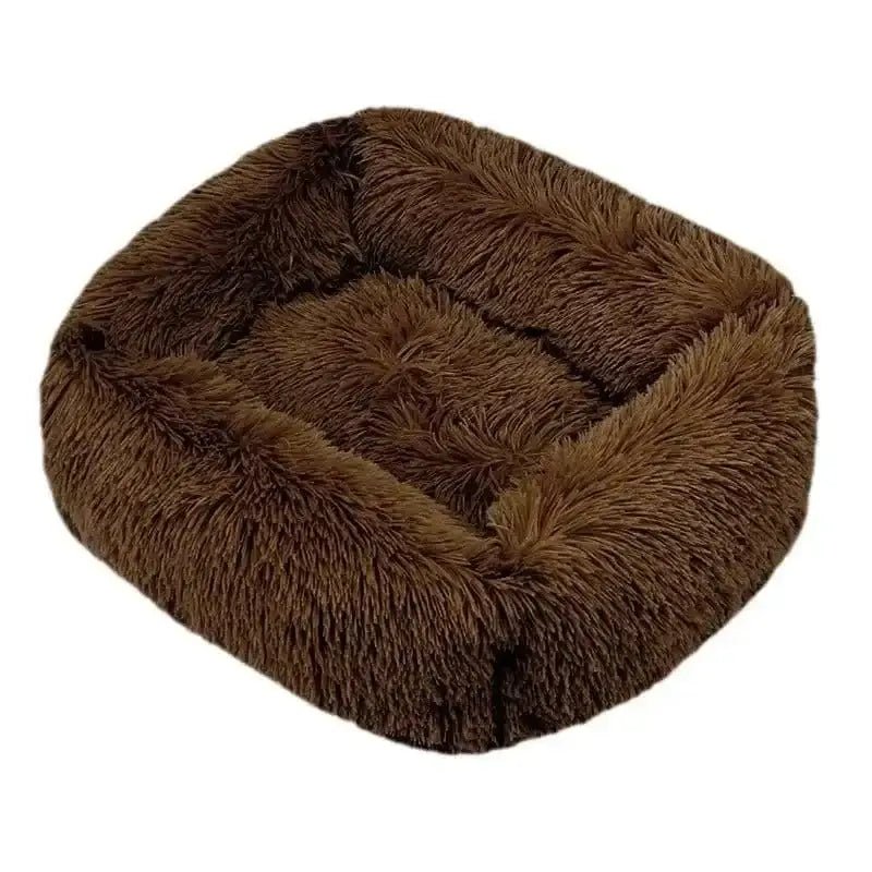 Panier rectangulaire pour petit chien en mousse, coussin moelleux pour chien adulte deluxe