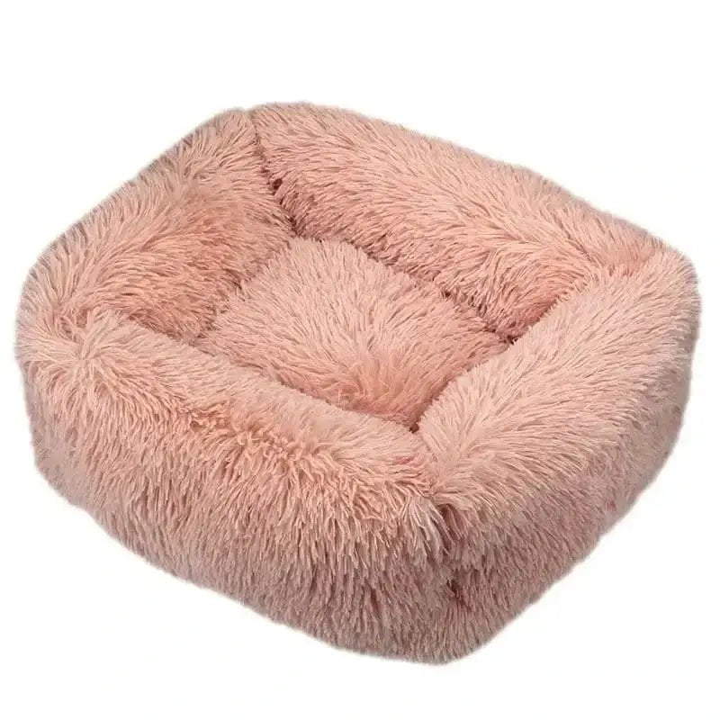 Panier rectangulaire pour petit chien avec coussin moelleux pour chien adulte