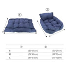 Coussin intégré bleu pour panier chien avec coussin intégré, confort pour chien intérieur