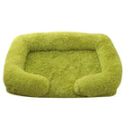 Petit lit moelleux pour chien avec bords confortables dans un panier orthopédique lavable
