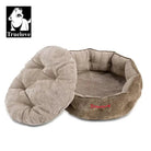 Panier pour chien Truelove en chenille avec bords surélevés, coton éco-responsable
