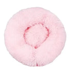 Panier orthopédique pour chien adulte en peluche rose, coussin apaisant pour petit chien