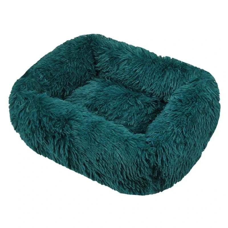Litière pour chiens en peluche confortable, design sobre avec base antidérapante