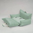 Panier de transport design pour chien rembourré, idéal pour petit chien en voiture