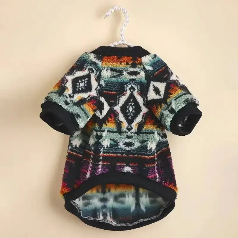 Pull chaud pour petit chien en automne avec motif doux et élégant pour hiver