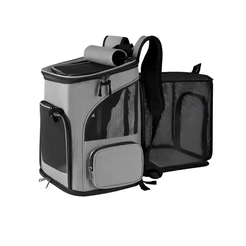 Sac à dos pour chien avec aération filet, sac de transport respirant pour chien