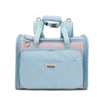 Sac à dos pour chien Truelove Premium en tissu Oxford 420d, deux tons rose et bleu