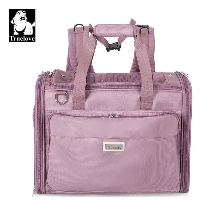 Sac à dos pour chien Truelove Premium en tissu Oxford 420D avec accès supérieur et frontal