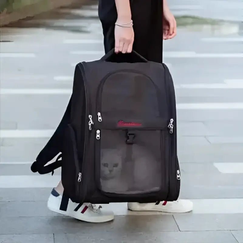 Sac à dos pour chien Truelove chic avec tissu résistant et fenêtres en mesh respirant