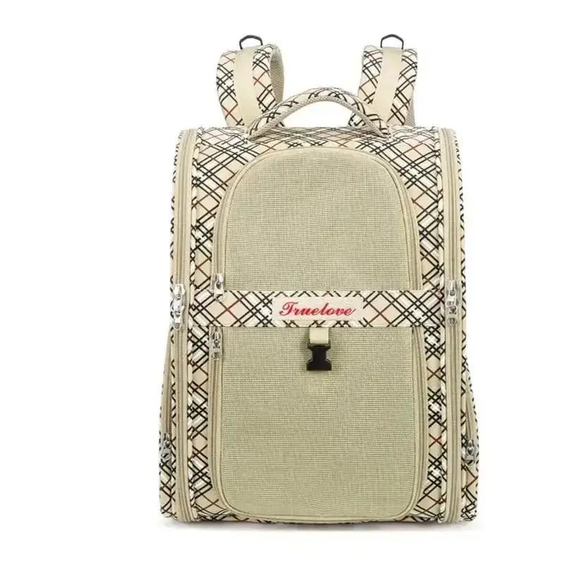 Sac à dos pour chien Truelove chic avec tissu résistant, transport stylé et confortable