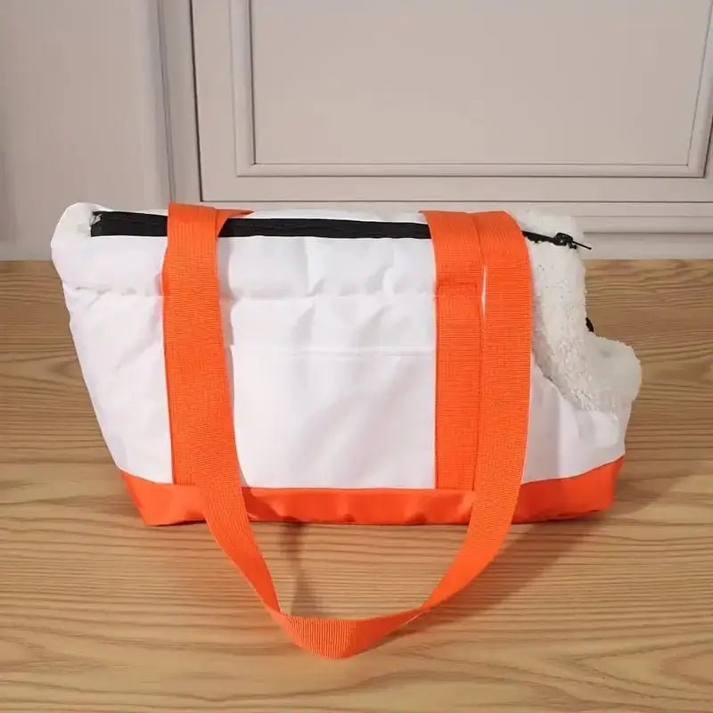 Sac cabas pour chien confortable et ouvert sur le dessus avec trou pour la tête