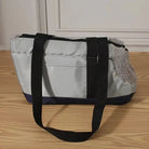 Sac cabas pour chien avec trou pour la tête, élégant et ouvert sur le dessus