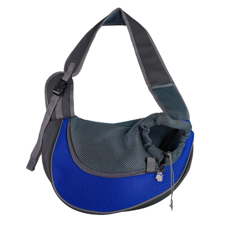 Sac de transport à bandoulière petit chien - Bleu Nuit - L