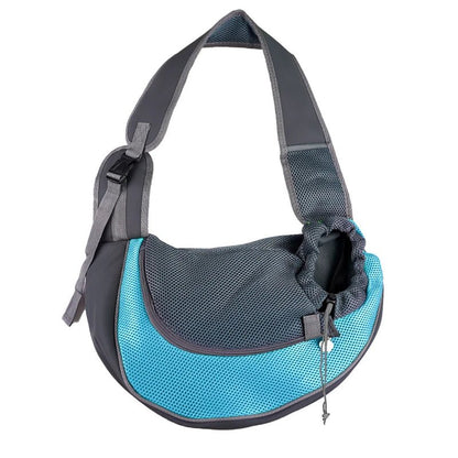 Sac de transport à bandoulière petit chien - Bleu - S