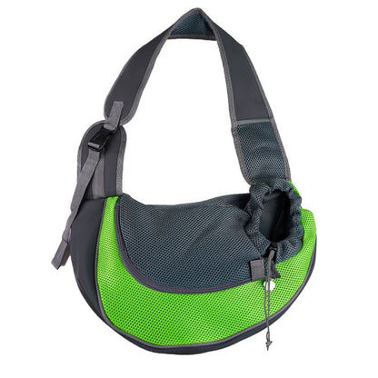 Sac de transport à bandoulière petit chien - Vert - L