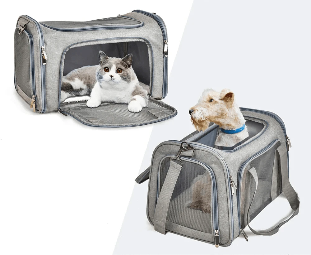 Sac de transport approuvé par les compagnies aériennes pour petits chiens et convient aux animaux