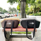 Deux sacs de transport pour chien en tissu molletonné avec intérieur doux, idéal pour chien de petite taille