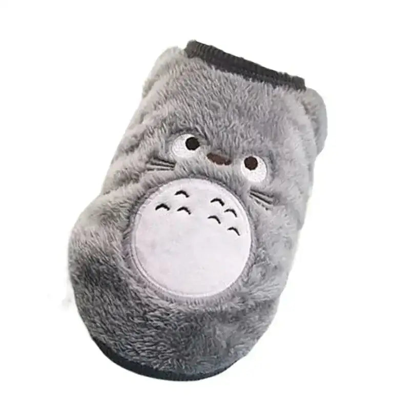 Pull en peluche pour chien motif nounours, sweat chaud et mignon pour petit chien gray