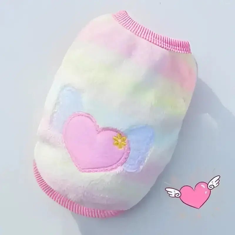 Pull en peluche pour chien motif nounours, pull chaud pour chien doux et mignon