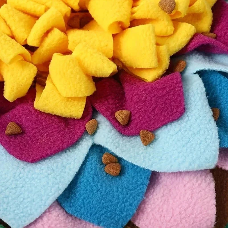 Tapis de reniflage éducatif pour chiens, stimule l’odorat et favorise l’alimentation lente