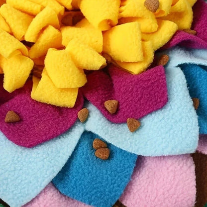Tapis de reniflage éducatif pour chiens, stimule l’odorat et favorise l’alimentation lente