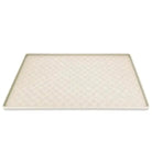 Tapis silicone pour gamelle chien étanche avec rebords et motifs de embrasures