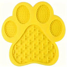 Tapis de léchage pour chien en forme de patte en silicone souple anti-stress
