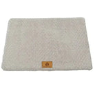 Tapis orthopédique pour chien en mousse à mémoire de forme, tissu texturé, intérieur maison