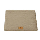 Tapis orthopédique pour chien en tissu texturé et couleur tan adapté pour maison intérieure