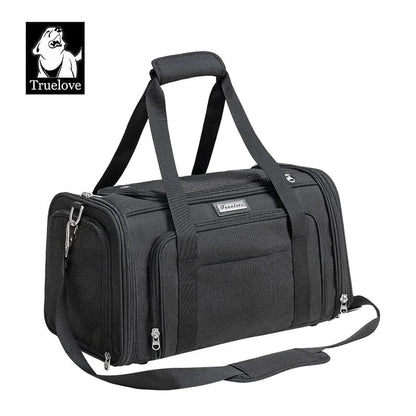 Sac de transport pliable Truelove TLX4971 pour petits chiens, noir, easy to carry