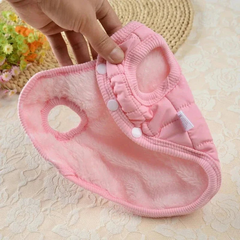 Veste coupe-vent rose pour petits chiens, idéal pour petites races principalement conçu